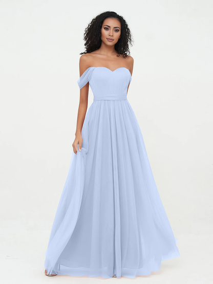 Bow Princess off shoulder chiffon dress