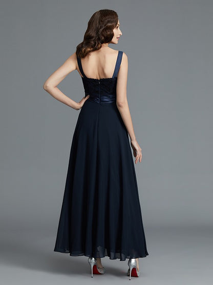 A-Line/Princess Sweetheart Sleeveless Chiffon Ankle-Length Mother of the Bride Dresses