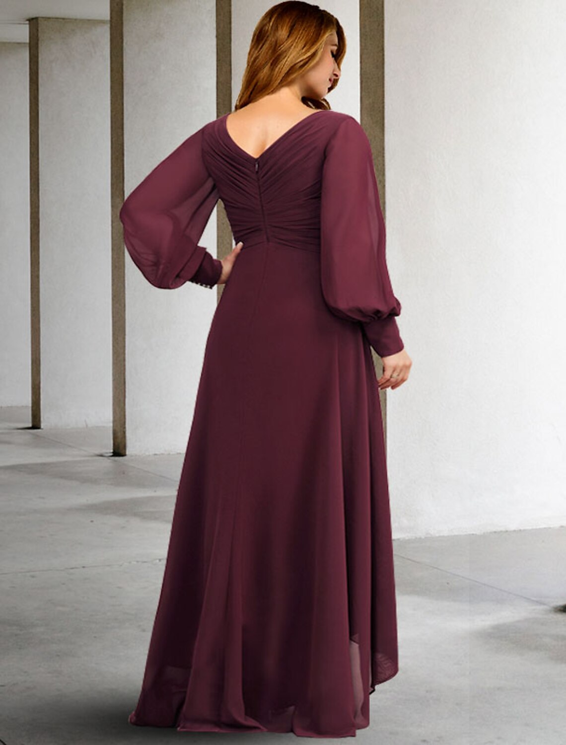 A-Line Mother of the Bride Dresses Plus Size Hide Belly Curve Elegant Dress Formal Floor Length Short Sleeve Off Shoulder Chiffon with Pleats Ruched