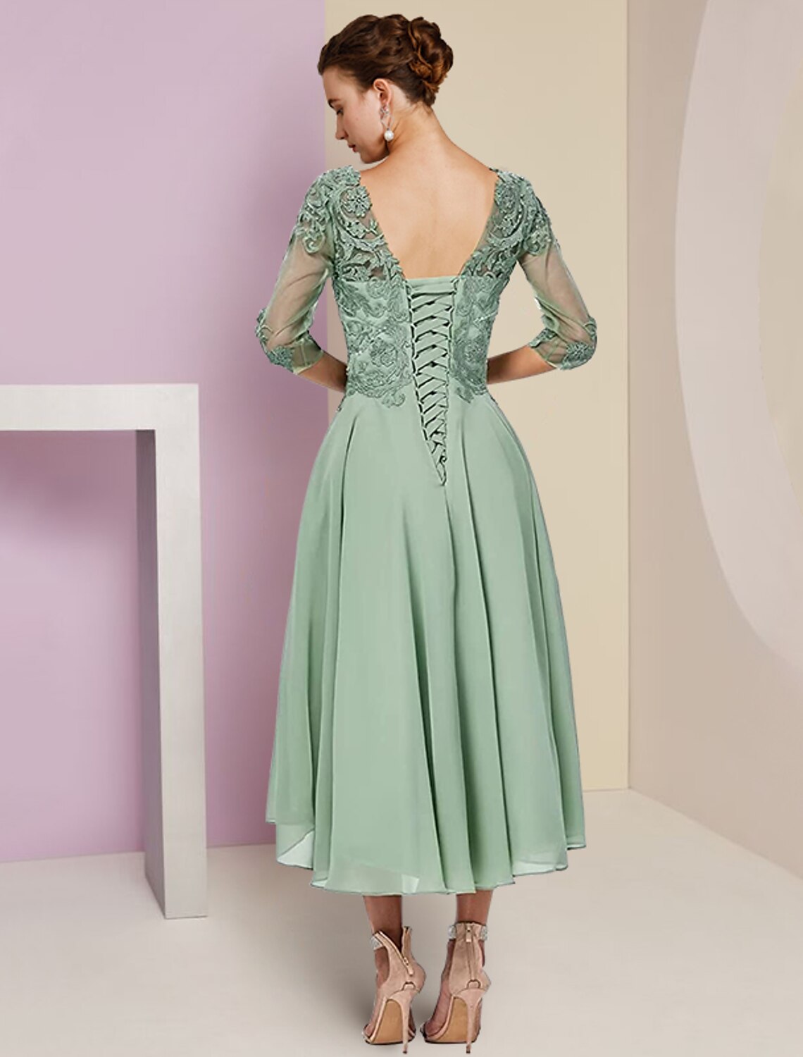 Mac Duggal One Shoulder Floral Embroidered Mother Of The Bride Dresses