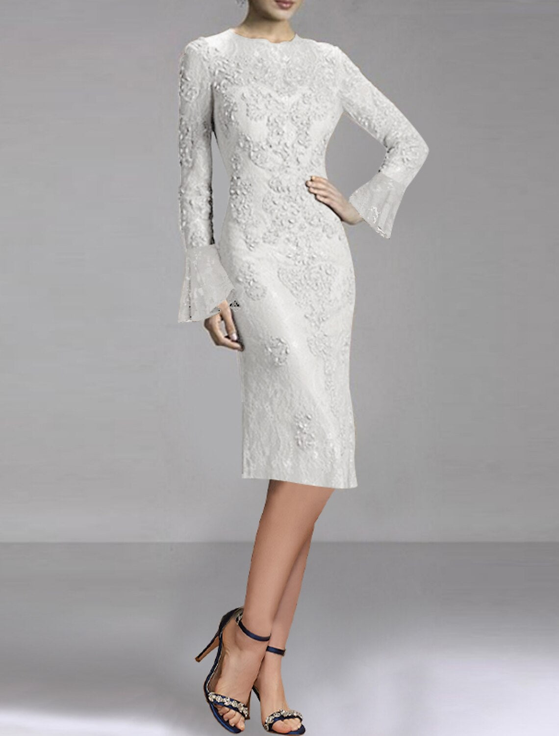 Sheath / Column Cocktail Dresses Elegant Dress Party Wear Wedding Part
